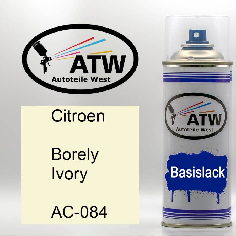 Citroen, Borely Ivory, AC-084: 400ml Sprühdose, von ATW Autoteile West.